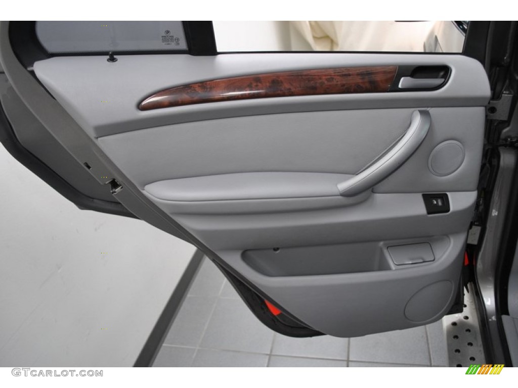 2006 BMW X5 4.4i Grey Door Panel Photo #73979270