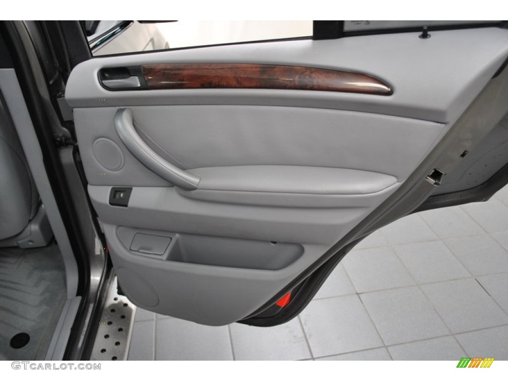 2006 BMW X5 4.4i Grey Door Panel Photo #73979339