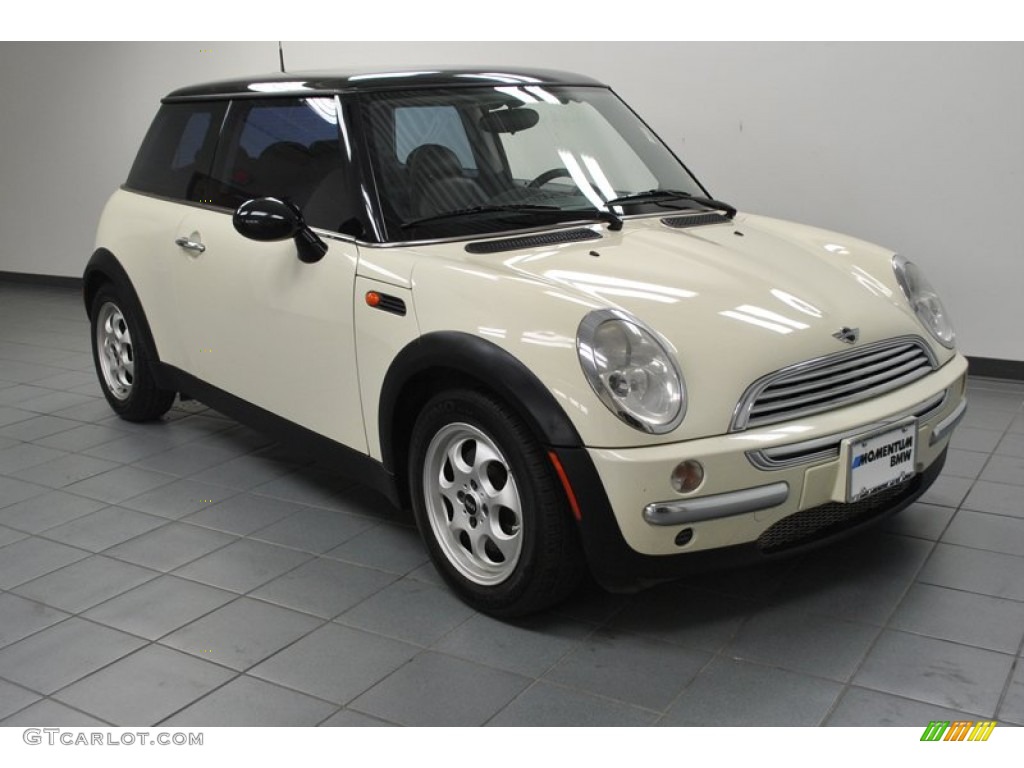 2004 Cooper Hardtop - Pepper White / Panther Black photo #1