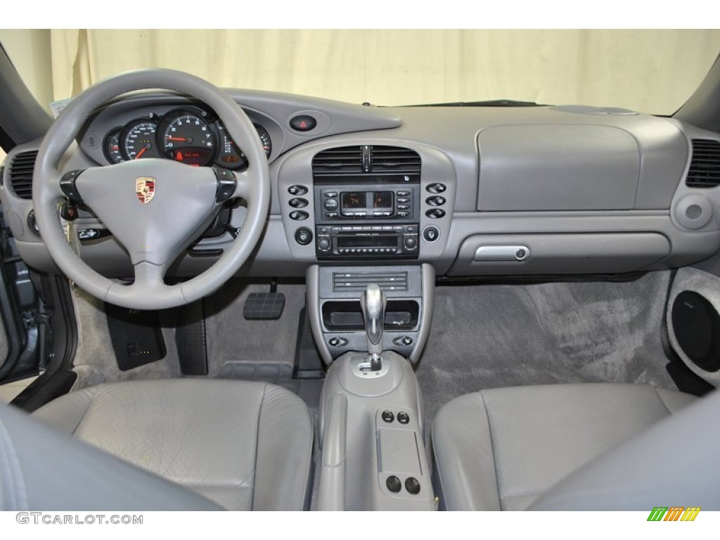 2003 Porsche 911 Carrera Coupe Graphite Grey Dashboard Photo #73980359