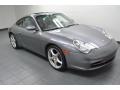 Seal Grey Metallic 2003 Porsche 911 Carrera Coupe Exterior