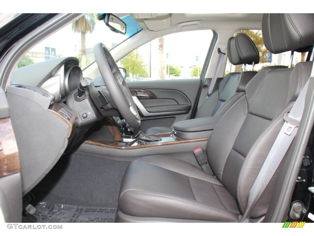 2013 MDX SH-AWD Technology - Graphite Luster Metallic / Ebony photo #11