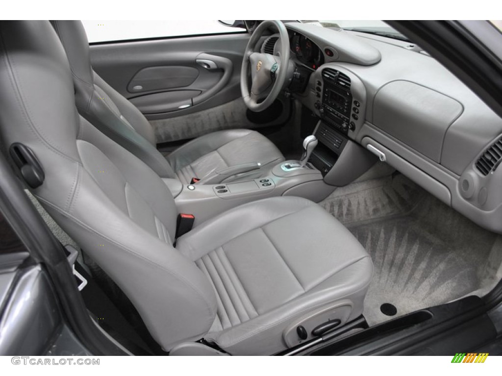 Graphite Grey Interior 2003 Porsche 911 Carrera Coupe Photo #73980503