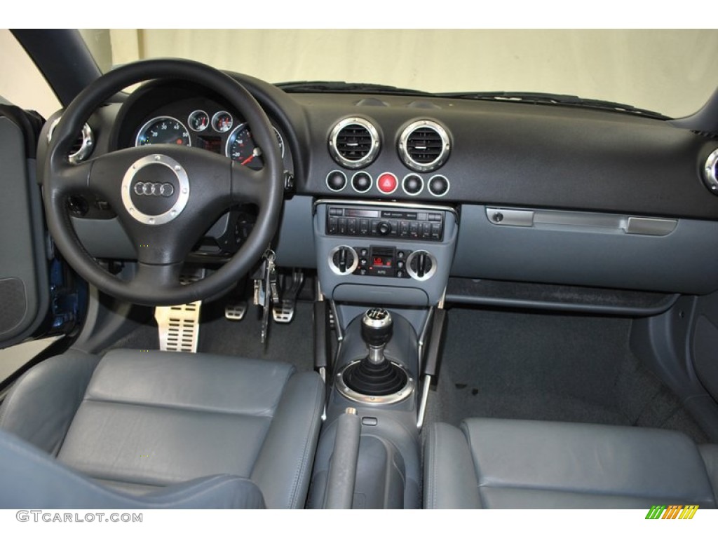 2001 Audi TT 1.8T Coupe Aviator Grey Dashboard Photo #73980560