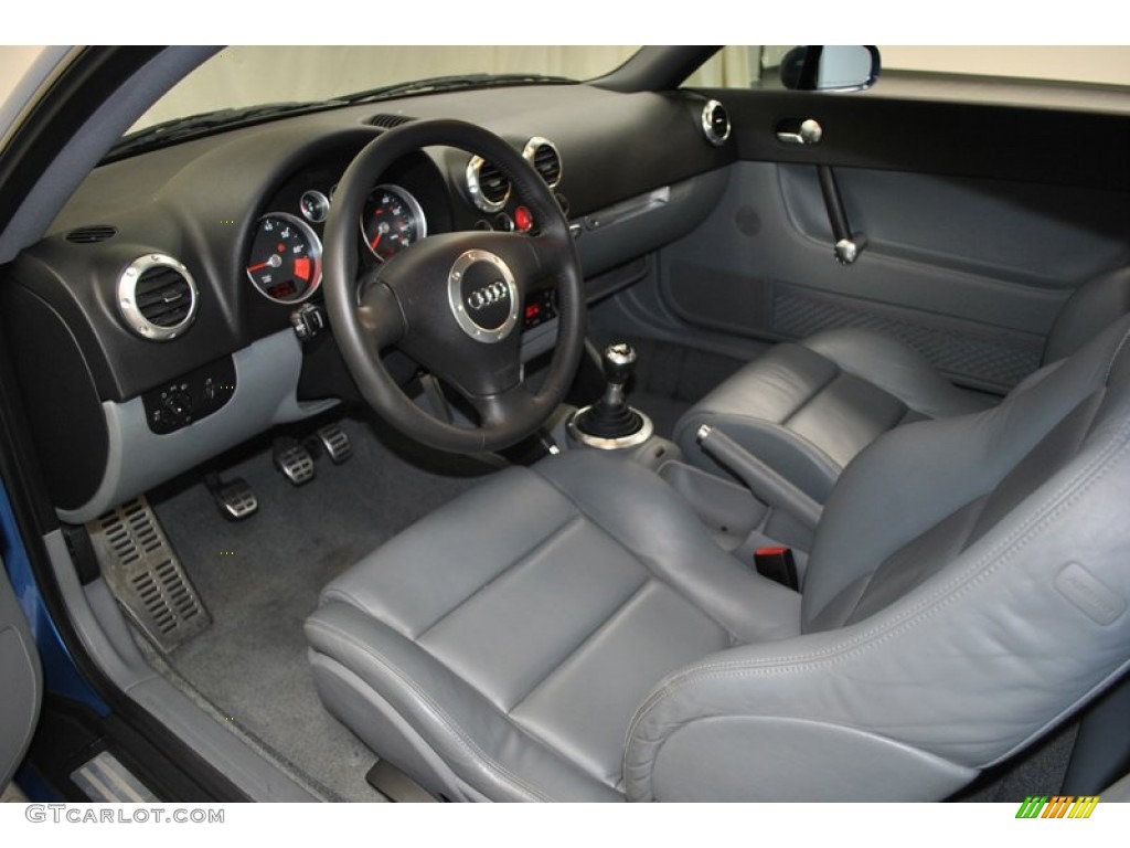 Aviator Grey Interior 2001 Audi TT 1.8T Coupe Photo #73980599