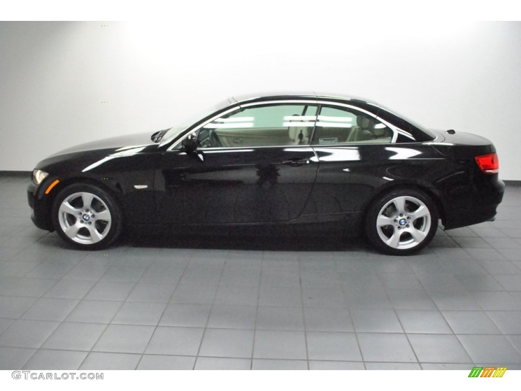 2010 3 Series 328i Convertible - Jet Black / Cream Beige photo #2