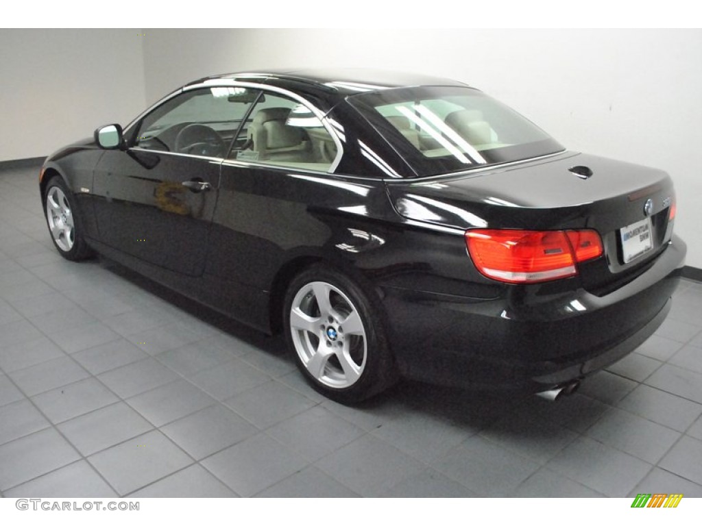 2010 3 Series 328i Convertible - Jet Black / Cream Beige photo #5