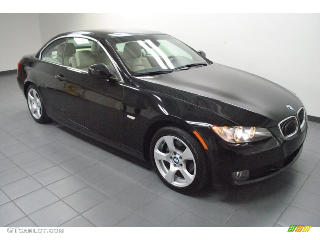 2010 3 Series 328i Convertible - Jet Black / Cream Beige photo #9