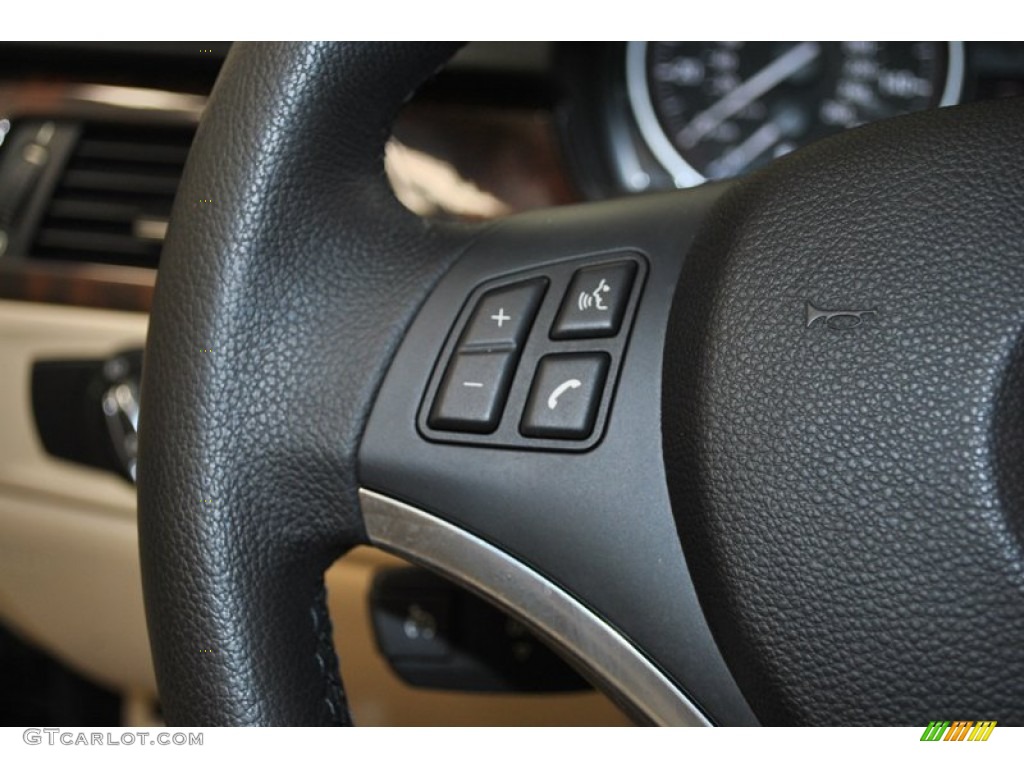 2010 3 Series 328i Convertible - Jet Black / Cream Beige photo #26