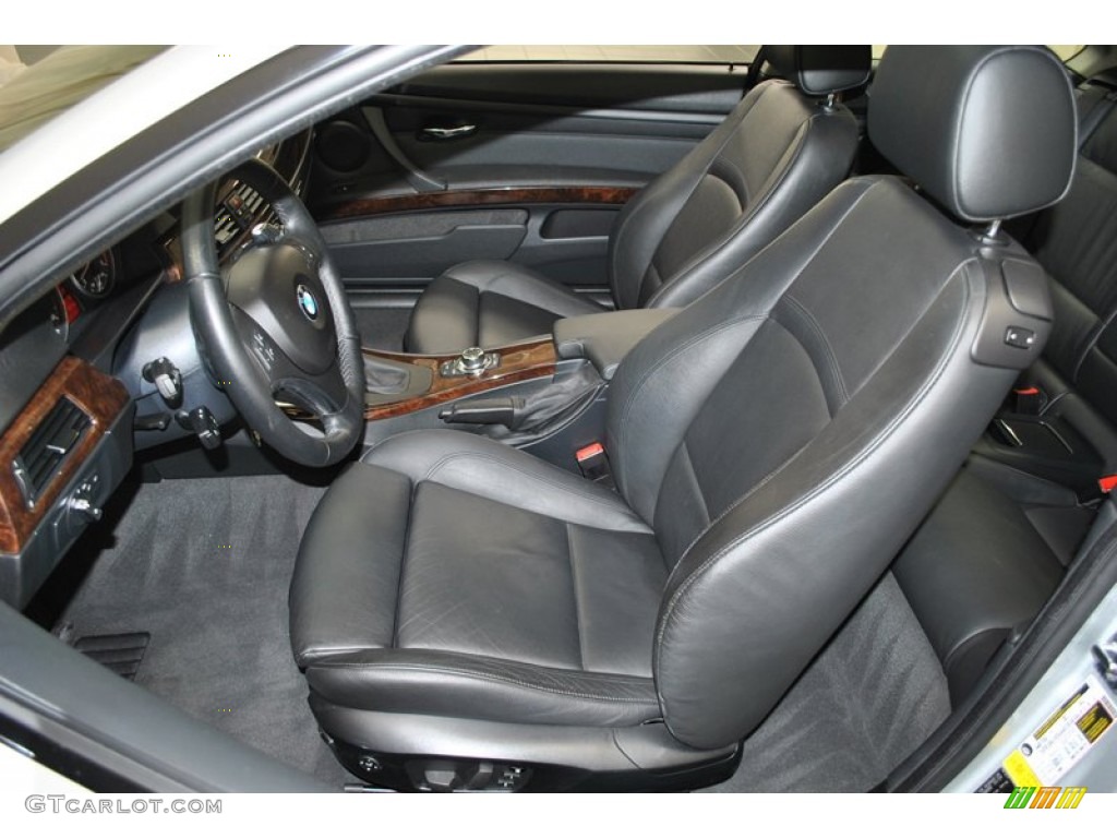 2009 3 Series 335i Coupe - Titanium Silver Metallic / Black photo #3
