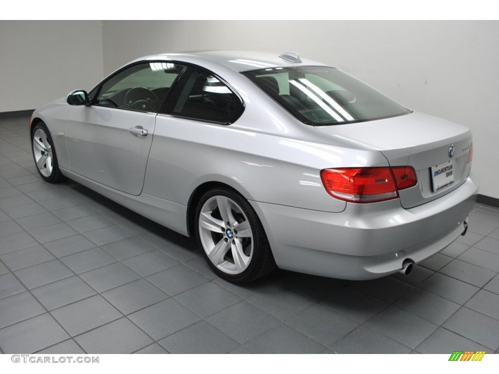 2009 3 Series 335i Coupe - Titanium Silver Metallic / Black photo #5