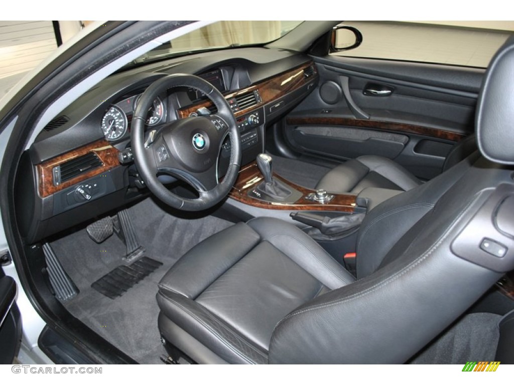 2009 3 Series 335i Coupe - Titanium Silver Metallic / Black photo #12