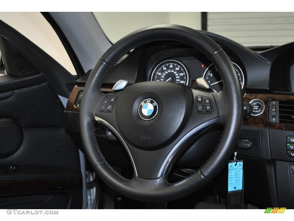2009 3 Series 335i Coupe - Titanium Silver Metallic / Black photo #14