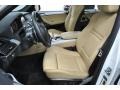 2012 BMW X5 M Bamboo Beige Interior Front Seat Photo