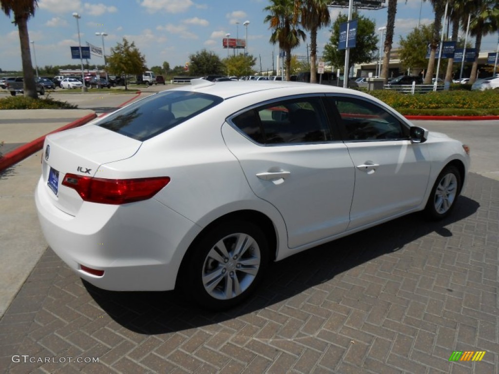 2013 ILX 2.0L - Bellanova White Pearl / Ebony photo #7