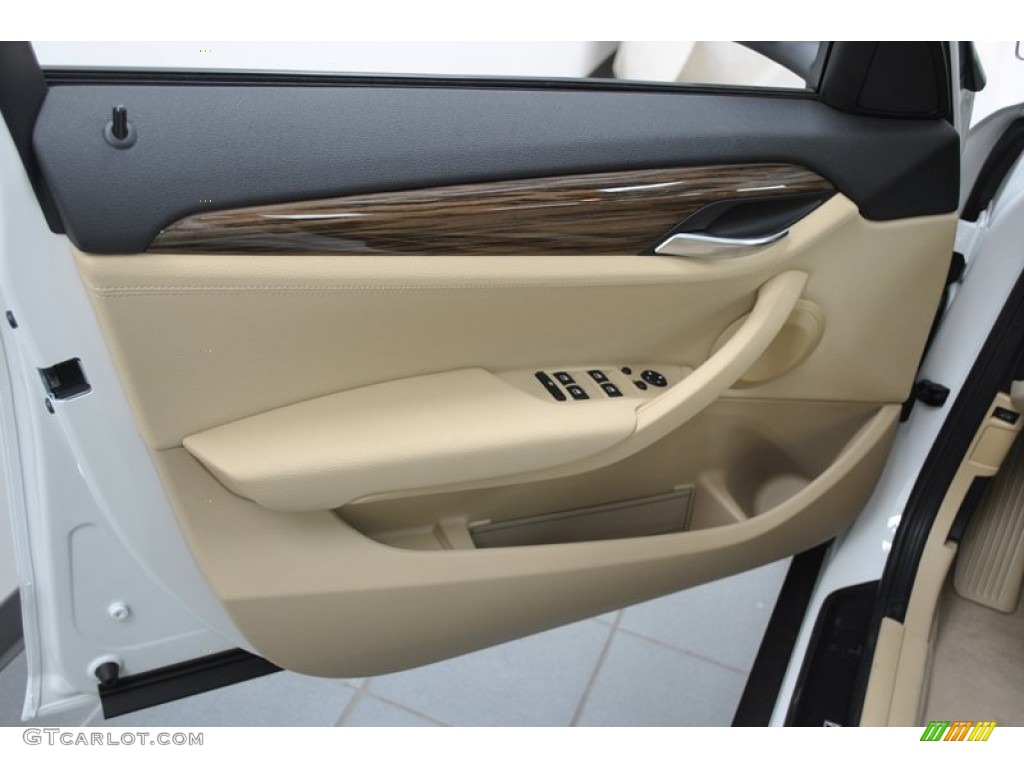 2013 BMW X1 sDrive 28i Beige Door Panel Photo #73982281