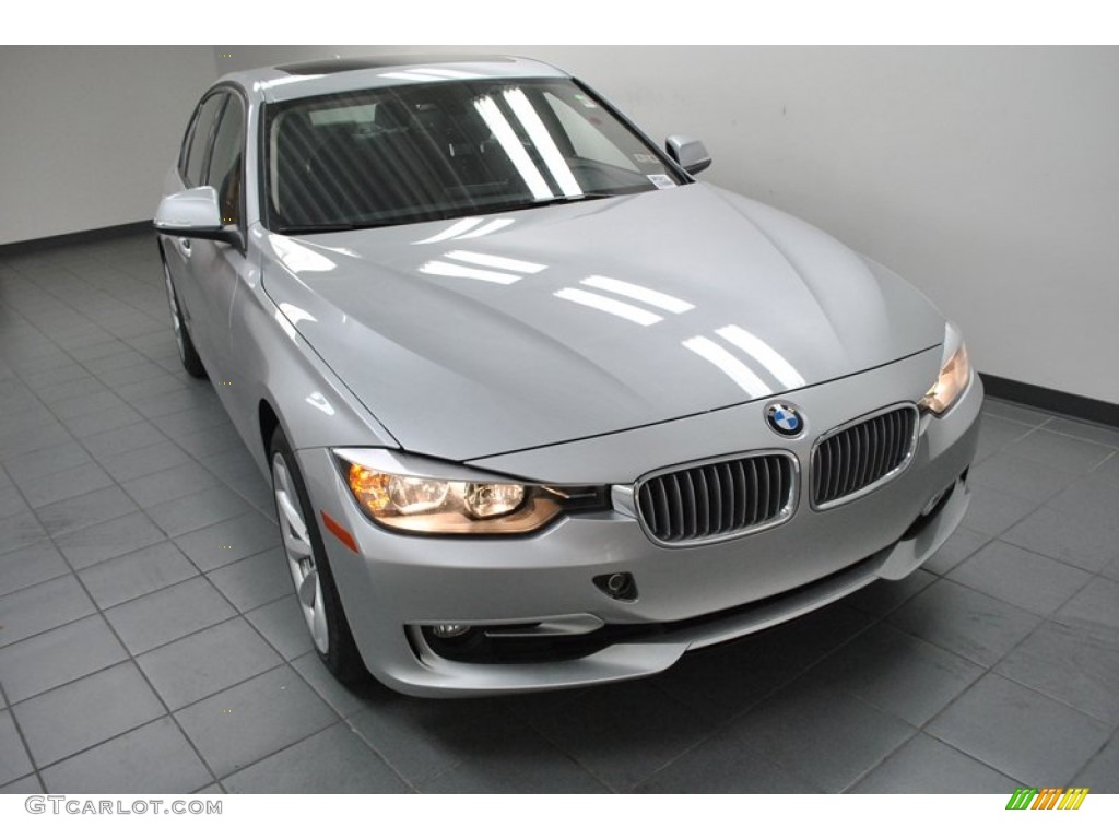 2013 3 Series 328i Sedan - Glacier Silver Metallic / Black photo #5