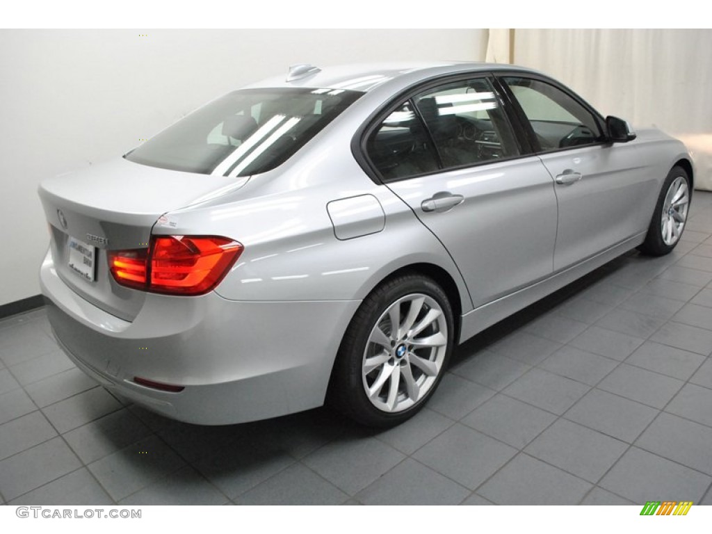 2013 3 Series 328i Sedan - Glacier Silver Metallic / Black photo #8