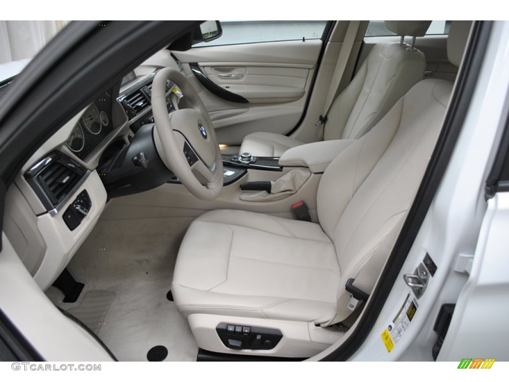 Oyster Interior 2013 BMW 3 Series 328i Sedan Photo #73982660