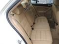 2006 Volkswagen Jetta Pure Beige Interior Rear Seat Photo
