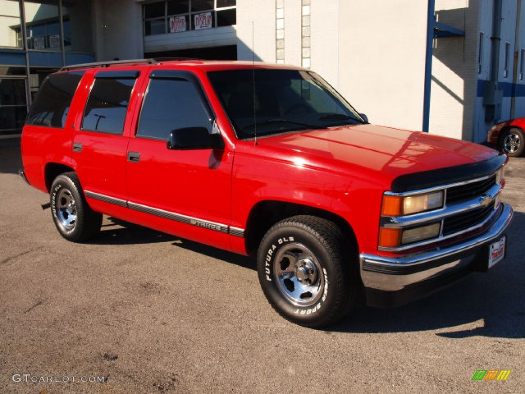 Victory Red 1999 Chevrolet Tahoe LT Exterior Photo #73985882