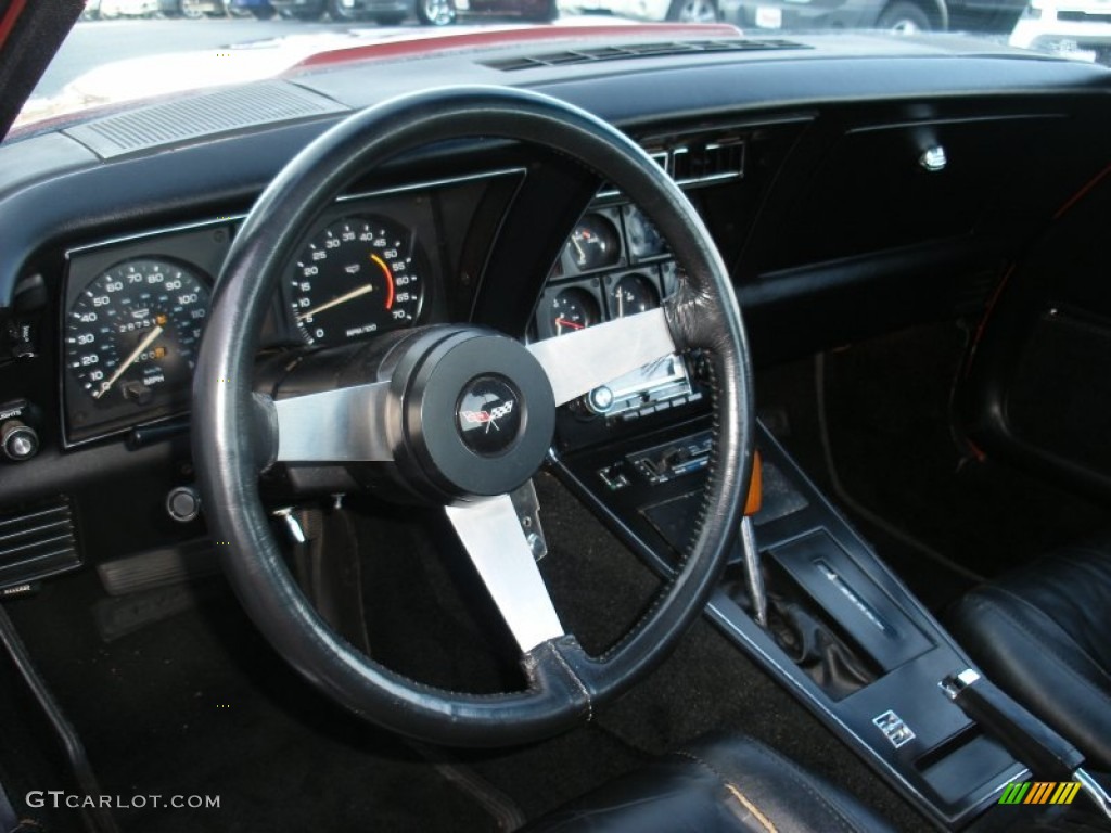 1979 Chevrolet Corvette T-Top Black Steering Wheel Photo #73985969