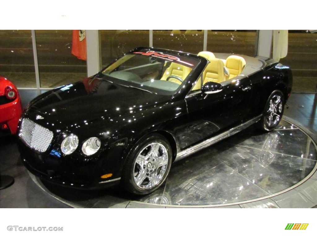 2007 Continental GTC  - Diamond Black / Magnolia photo #1