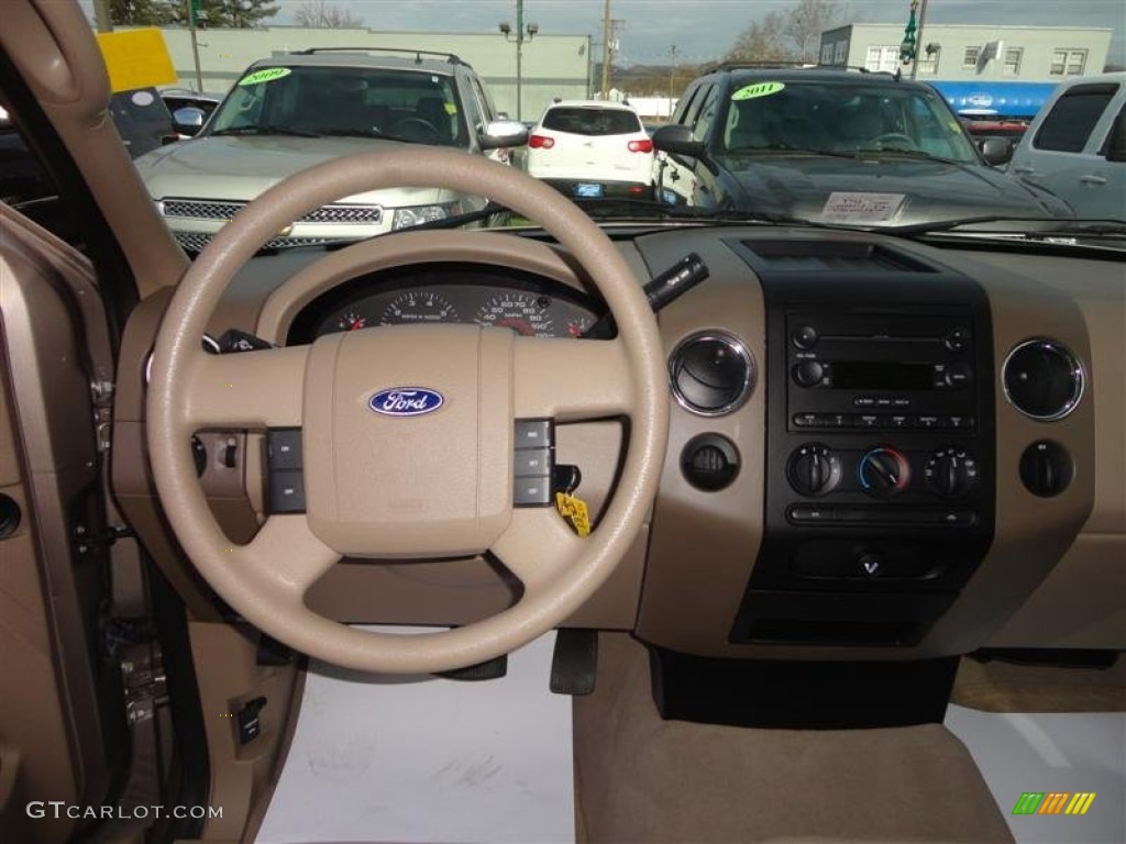 2006 F150 XLT SuperCab - Arizona Beige Metallic / Tan photo #5