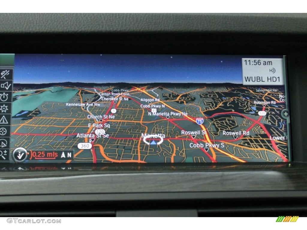 2011 BMW 5 Series 550i Sedan Navigation Photo #73990478