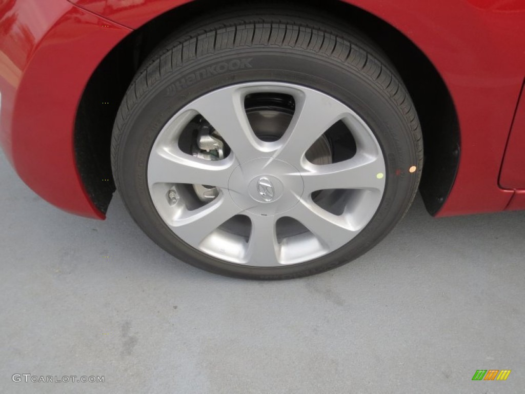 2013 Elantra Limited - Red Allure / Beige photo #10