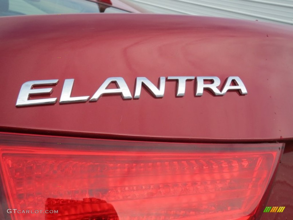 2013 Elantra Limited - Red Allure / Beige photo #13