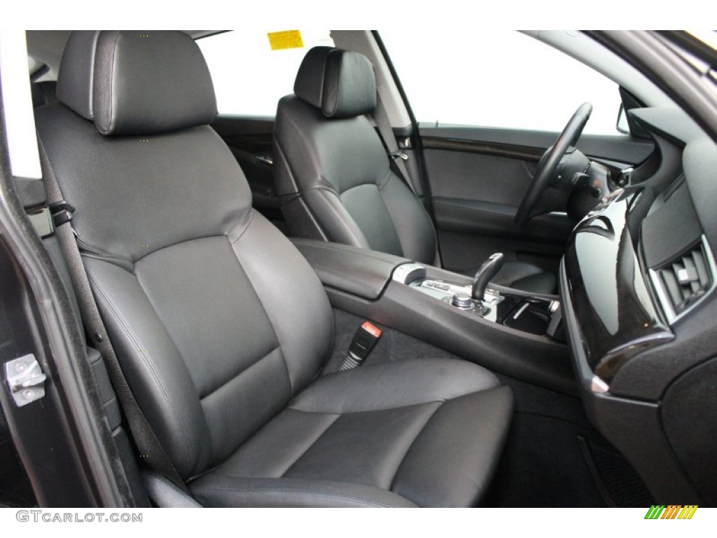 Black Interior 2011 BMW 5 Series 535i Gran Turismo Photo #73991032