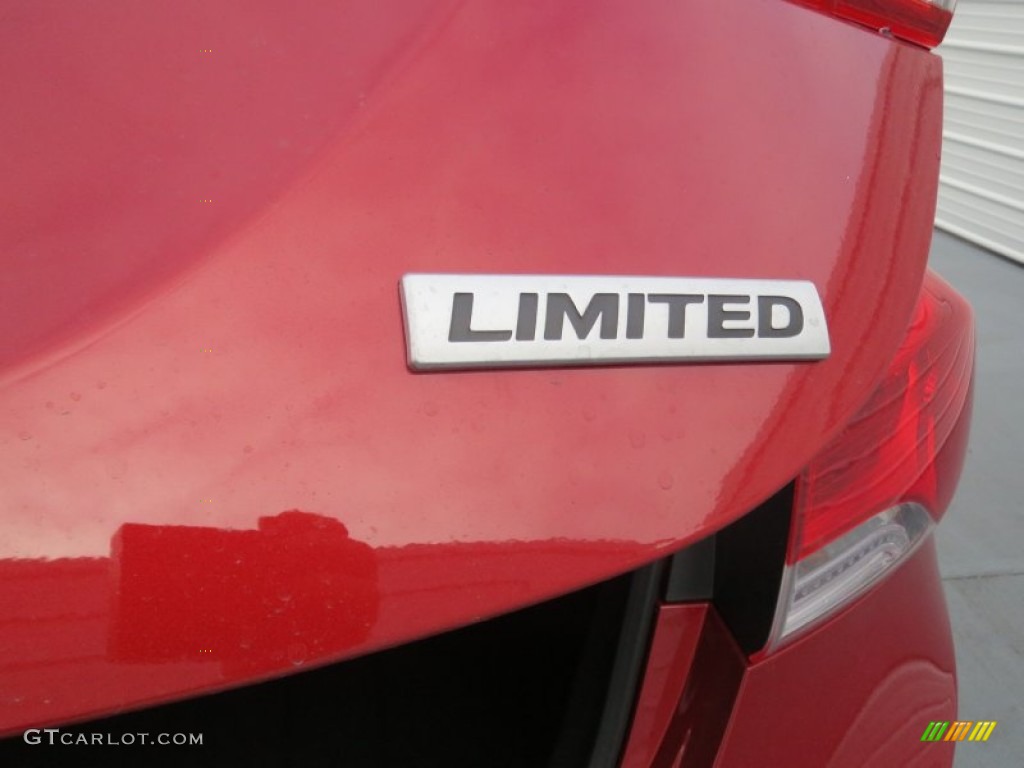 2013 Elantra Limited - Red Allure / Beige photo #14