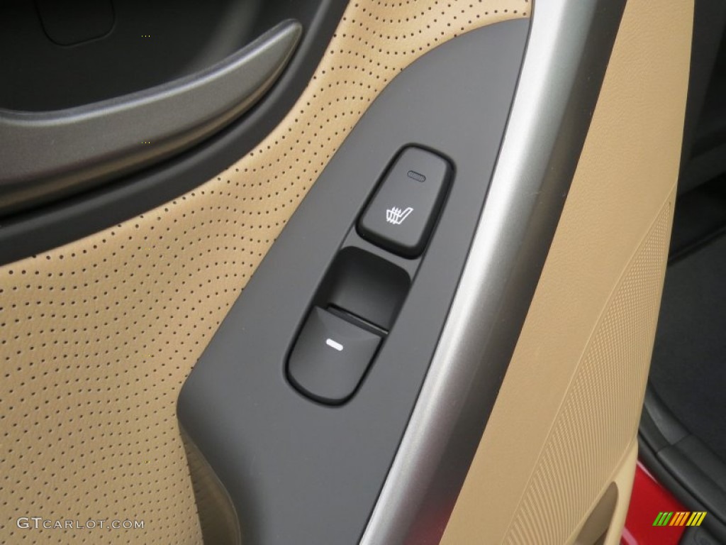 2013 Elantra Limited - Red Allure / Beige photo #19