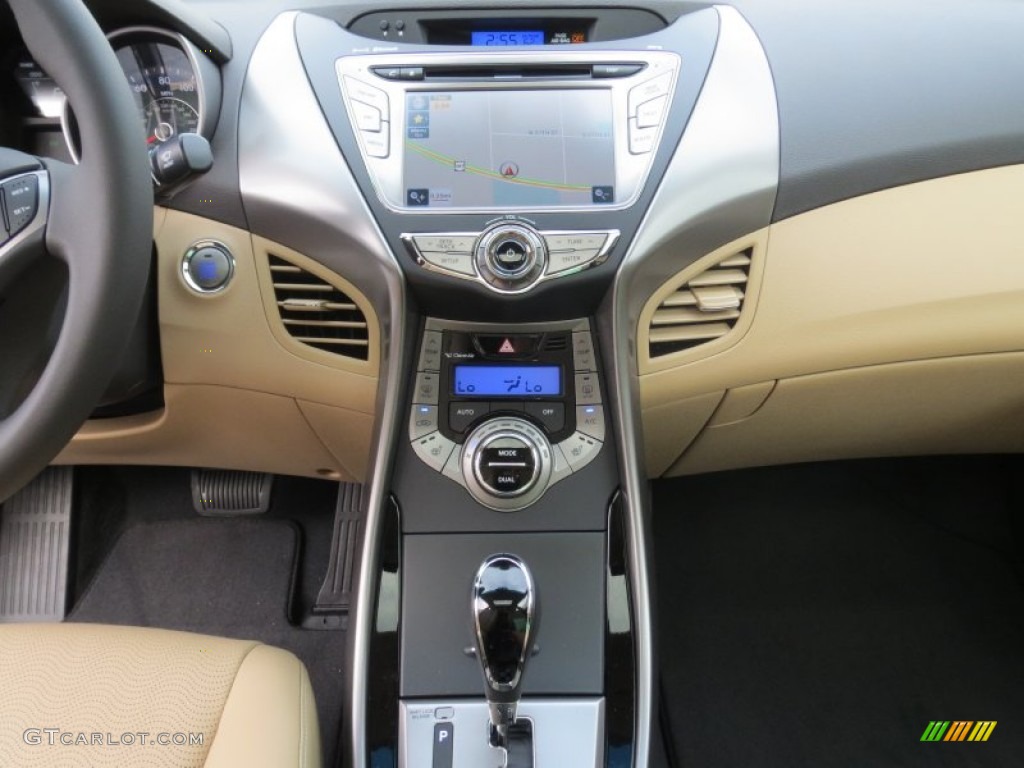 2013 Elantra Limited - Red Allure / Beige photo #26