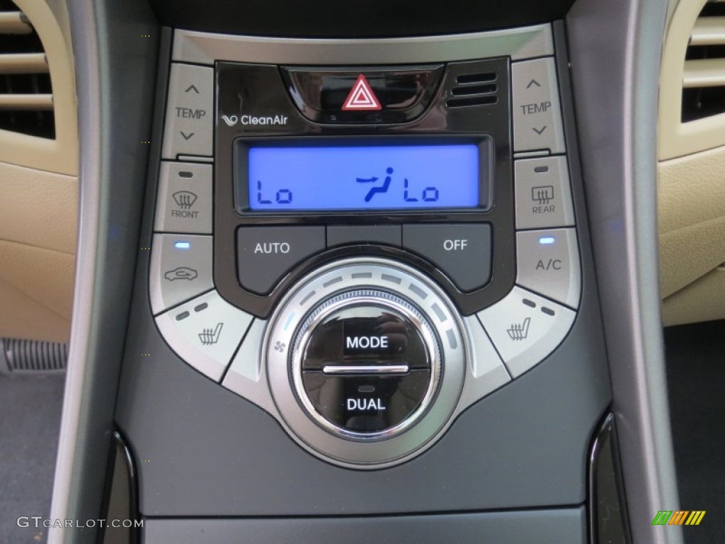 2013 Elantra Limited - Red Allure / Beige photo #28