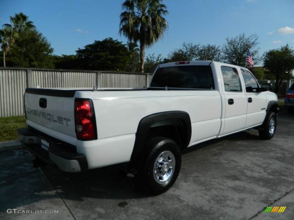 2007 Silverado 2500HD Classic Crew Cab 4x4 - Summit White / Dark Charcoal photo #3