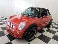 2006 Hot Orange Metallic Mini Cooper Convertible  photo #3