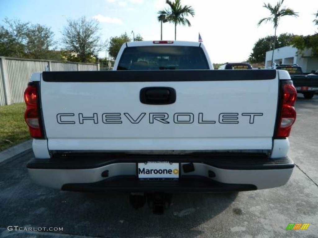 2007 Silverado 2500HD Classic Crew Cab 4x4 - Summit White / Dark Charcoal photo #4