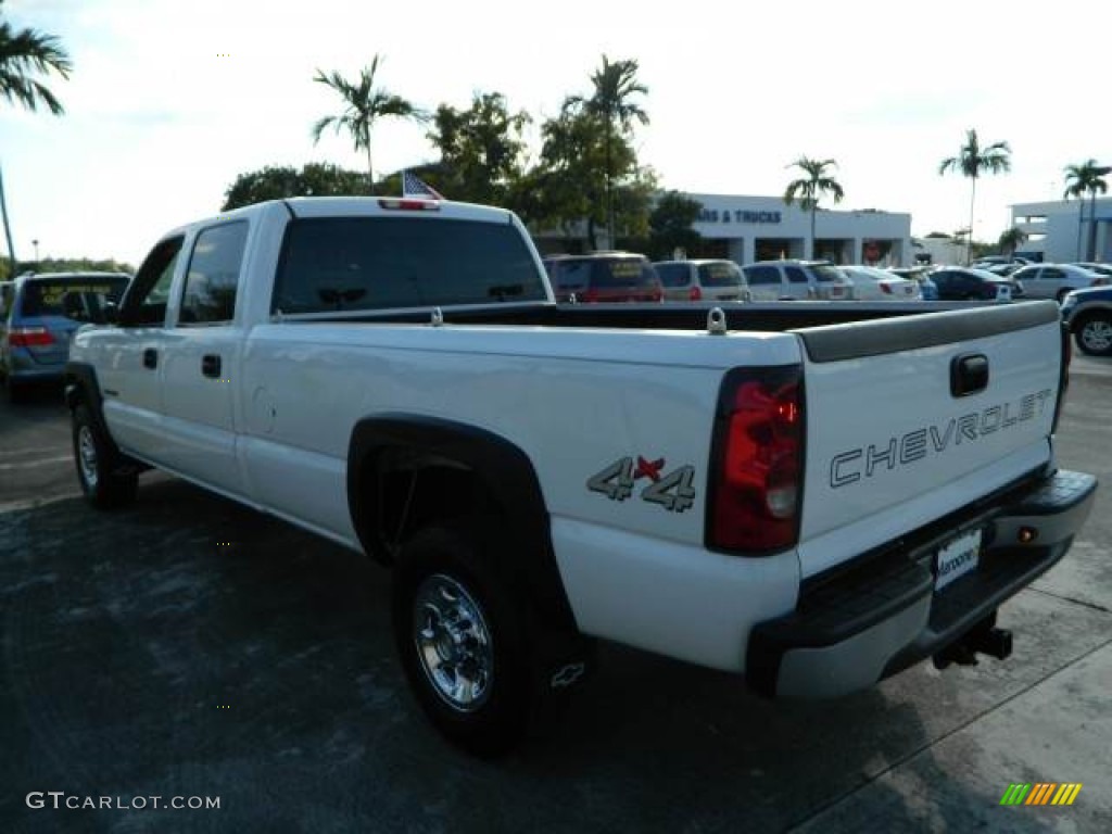 2007 Silverado 2500HD Classic Crew Cab 4x4 - Summit White / Dark Charcoal photo #5