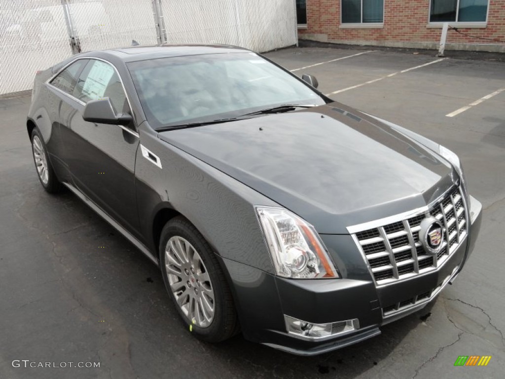 2012 CTS 4 AWD Coupe - Thunder Gray ChromaFlair / Ebony/Ebony photo #3