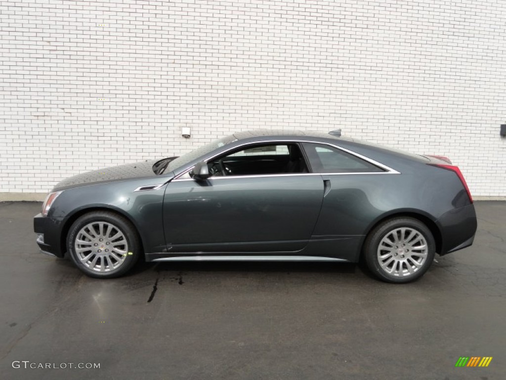 Thunder Gray ChromaFlair 2012 Cadillac CTS 4 AWD Coupe Exterior Photo #73992384