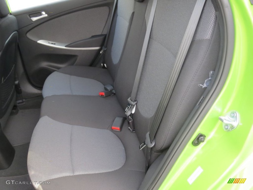Black Interior 2013 Hyundai Accent GS 5 Door Photo #73992708