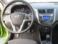 Black 2013 Hyundai Accent GS 5 Door Dashboard