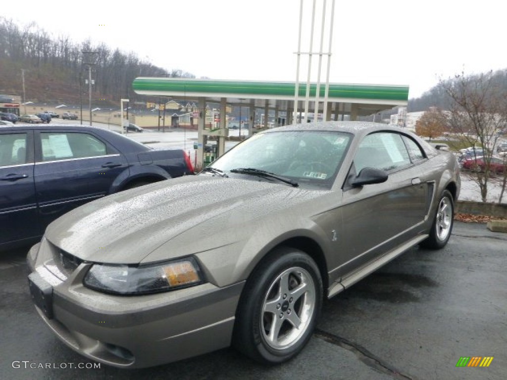 2001 Mustang Cobra Coupe - Mineral Grey Metallic / Dark Charcoal photo #1