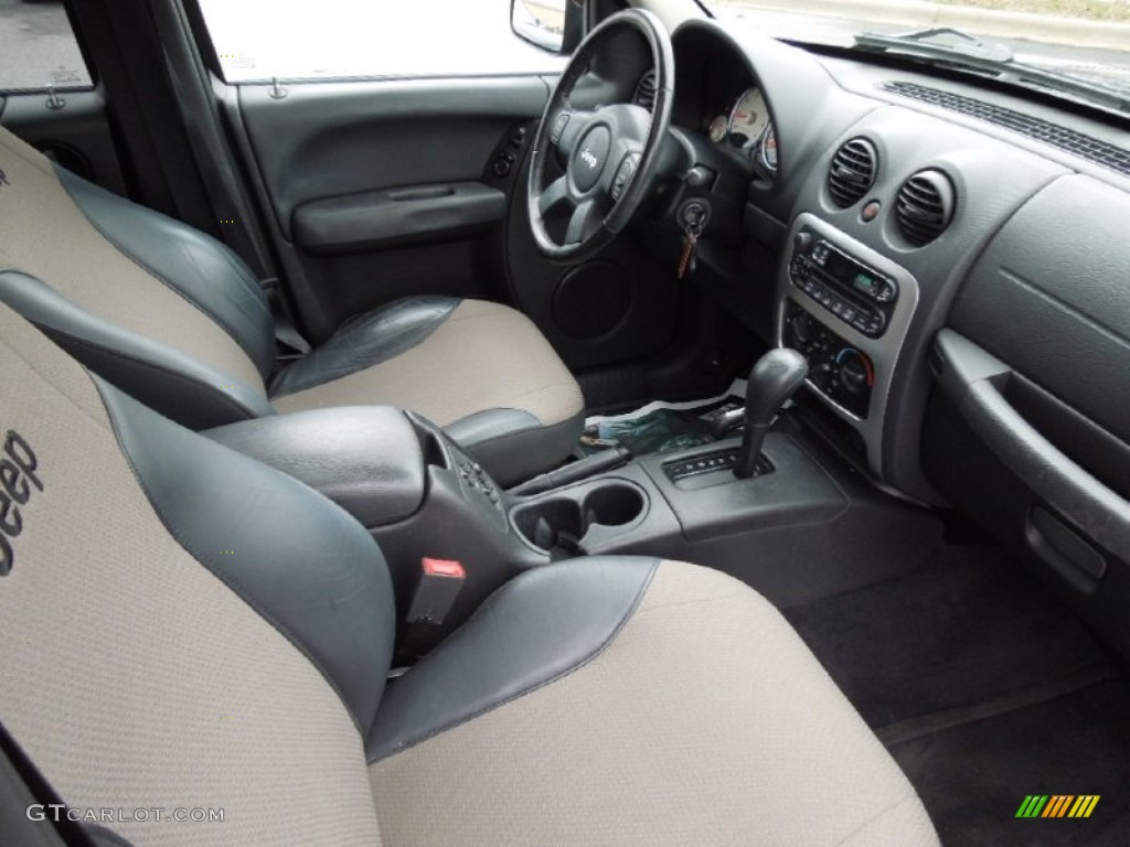 Dark Slate Gray/Taupe Interior 2004 Jeep Liberty Rocky Mountain Edition 4x4 Photo #73993248