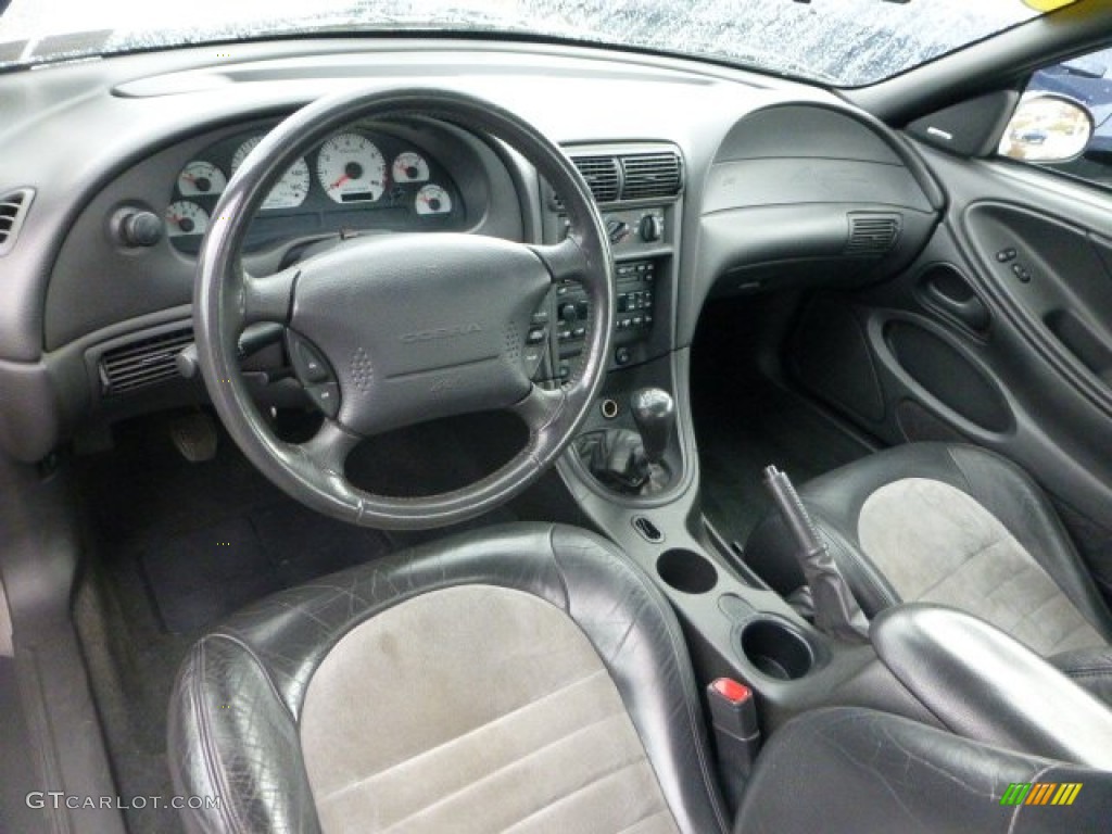Dark Charcoal Interior 2001 Ford Mustang Cobra Coupe Photo #73993332