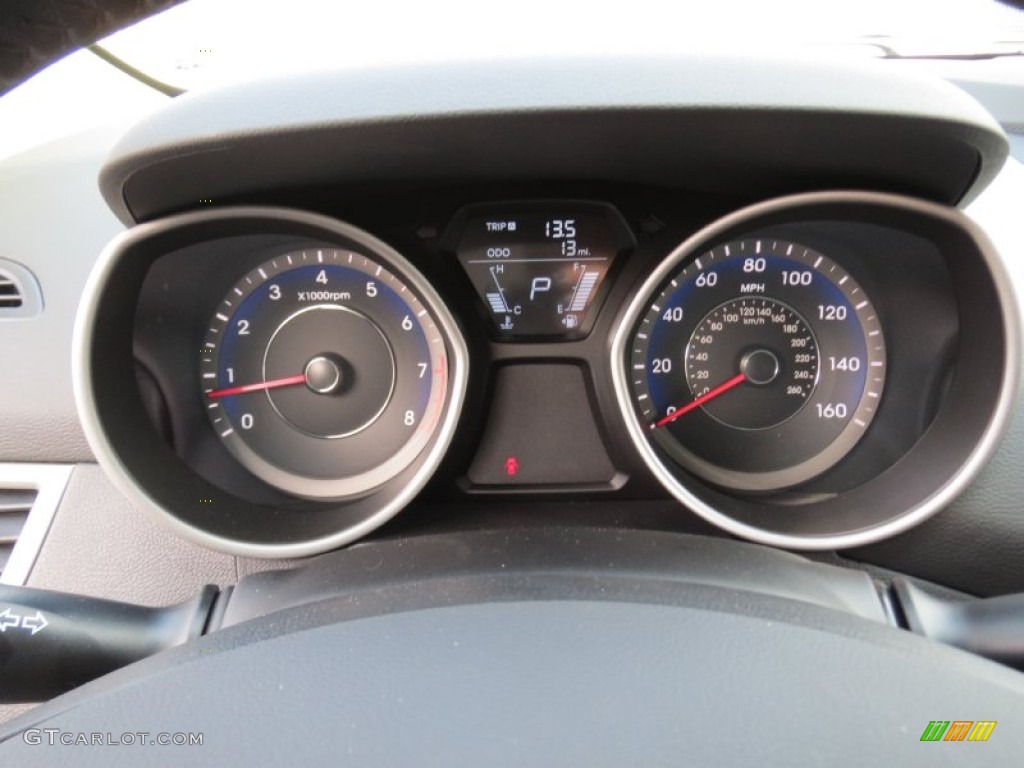 2013 Hyundai Elantra Coupe SE Gauges Photo #73993560