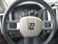Dark Slate/Medium Graystone 2009 Dodge Ram 1500 SLT Quad Cab 4x4 Steering Wheel