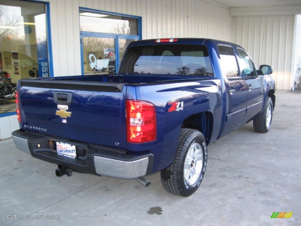 2013 Silverado 1500 LT Crew Cab 4x4 - Blue Topaz Metallic / Ebony photo #3